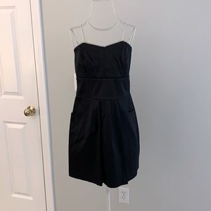 Strapless Satin Dress